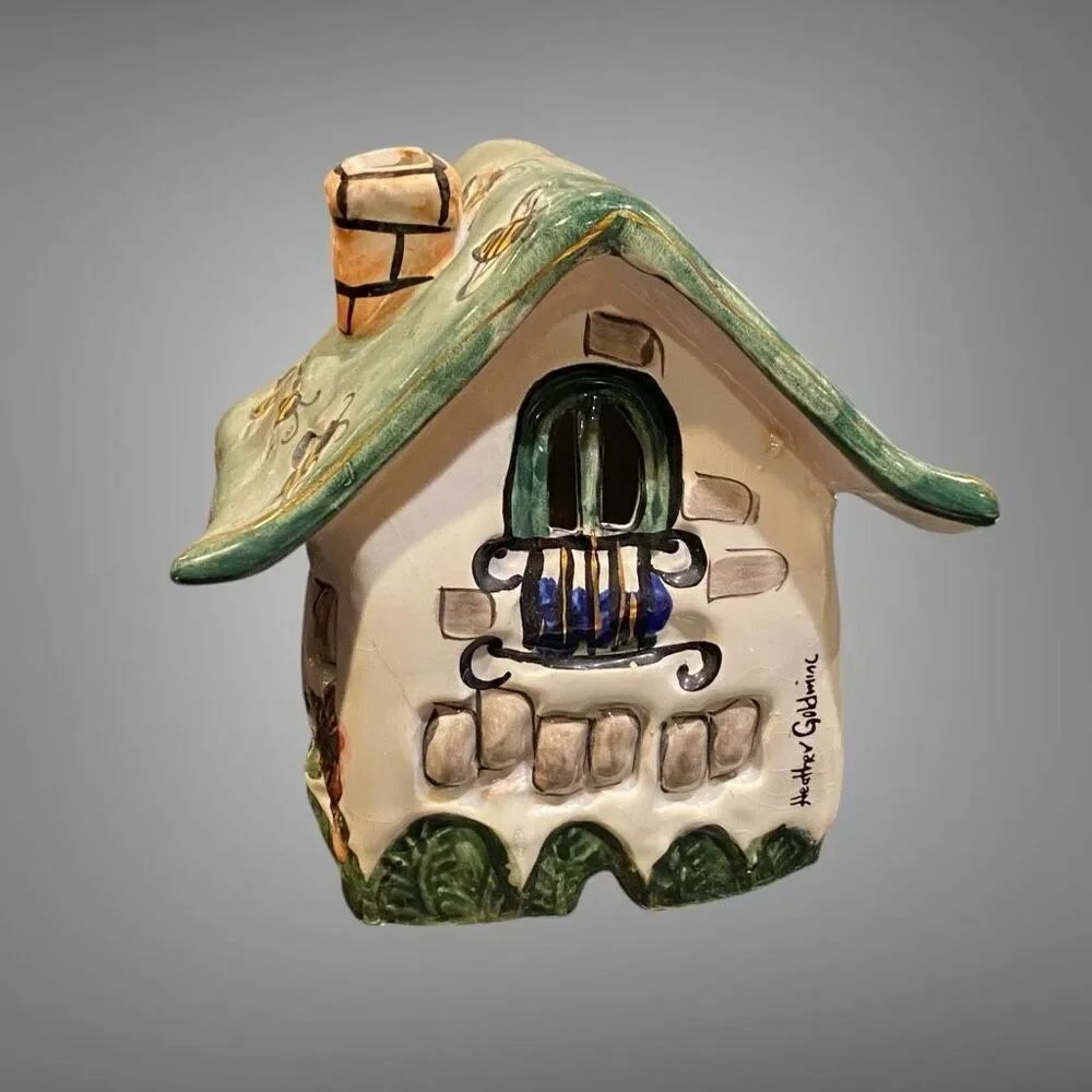 Blue Sky Clayworks by Heather Goldminc Bee House 2000 Tea Light House